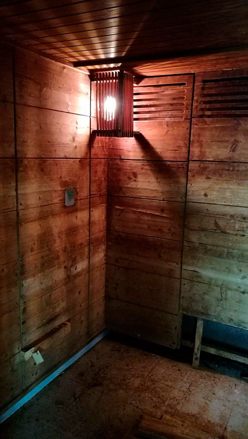 Restauración de sauna con madera de pino maciza sin tratar Carpintería HP Murcia